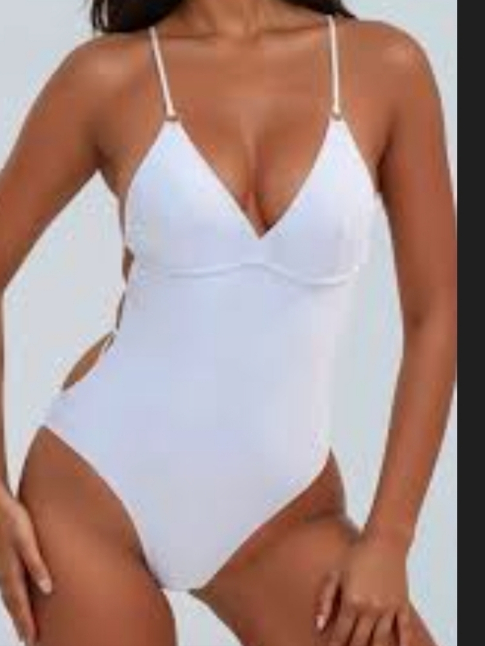 White One-Piece Swimsuit